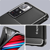 Spigen Xiaomi Redmi Note 11T 5G Kılıf Rugged Armor Matte Black - ACS04266 - 3