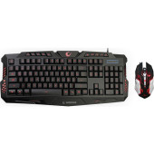 Rampage KM-R77 Siyah USB 3 Farklı Ledli Gaming LC LAYOUT Multimedia Klavye + Mouse Set - 1