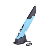 Hytech PR-03 2.4Ghz Kalem Tipi Kablosuz Mouse Mavi Renk - 1