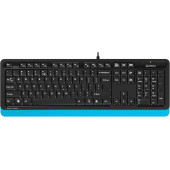 A4Tech FK10 USB Kablolu Multimedia Klavye Mavi OUTLET - 1