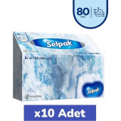 Selpak El ve Yüz Havlusu x 10 Paket 800 Yaprak - 1