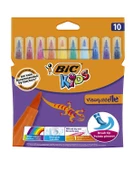 Bic Kids Keçeli Boya Kalemi 10 Renk - 1