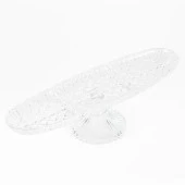 Ayaklı Kase Bölmeli Şeffaf Orta Sunumluk - 2