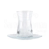 Bardak Çay Bardağı Çay Seti Çay Takımı Lux Ananas Heybeli Çay Seti Sade - 2