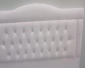 Başlık 90310 DK Çift Kişilik 150 lık MODEL Suni Deri Kumaş Krem Renk El Yapım thumbnail 7