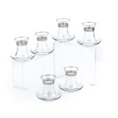 Çay Bardağı Çay Seti Çay Takımı Granür 6 Kişilik Çay Seti Platin - 1