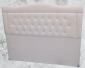 Başlık 90310 DK Çift Kişilik 150 lık MODEL Suni Deri Kumaş Krem Renk El Yapım thumbnail 2