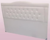 Başlık 90310 DK Çift Kişilik 150 lık MODEL Suni Deri Kumaş Krem Renk El Yapım thumbnail 1