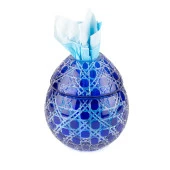 Peçetelik Cam Büyük Mavi Renk - 1