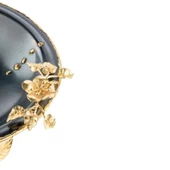 Meyvelik Sunumluk Dekoratif Obje Söz Nişan Çikolatalık Lotus Çiçek Ayaklı Tabak - 3