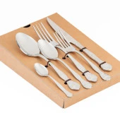 ALA 36 PARÇA ÇATAL KAŞIK BIÇAK SETİ SADE - 3