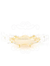 Bakır Ayaklı Şekerlik Meyvelik Sunumluk Dekoratif Obje Çikolatalık Sele Meyvelik - 7