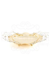 Bakır Ayaklı Şekerlik Meyvelik Sunumluk Dekoratif Obje Çikolatalık Sele Meyvelik - 8