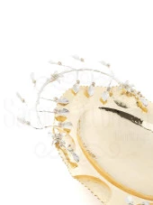 Bakır Ayaklı Şekerlik Meyvelik Sunumluk Dekoratif Obje Çikolatalık Sele Meyvelik - 11