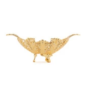 Söz Nişan Çikolatası Meyvelik Lokumluk Drajelik Hediyelik Dekorasyon Küçük Oval Gondol Altın - 2