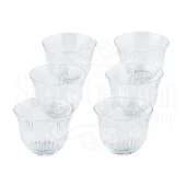 Fincan Mırra Fincanı Seti 6'lı Mırra Fincan Seti Mırra Fincan Takımı Lux Ananas Mırra Seti Sade - 1