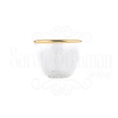 Fincan Mırra Fincanı Mırra Fincan Seti Mırra Fincan Takımı Mat Mırra Seti Altın Renk - 2