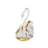 Cam Biblo Dekoratif 3'lü Kuğu Altın Renk - 2