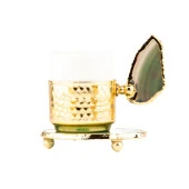 6'lı Kahve Seti Doğal Taşlı Kahve Seti Altın thumbnail 12