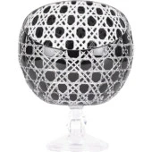 Ayaklı Kase Dondurmalık Yarım Ay Model 18cm Siyah Renk - 2