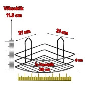 Banyo Duş Rafı Şampuanlık Köşelik Oval Siyah Tek Katlı Malzemelik Organizer Aksesuar Düzenleyici Mutfak Eşya Rafı - 2