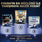 Finish Ultimate Plus Hepsi Bir Arada Bulaşık Makinesi Deterjanı 300 Kapsül - 5