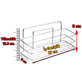 Banyo Duş Rafı Şampuanlık Köşelik Kare Krom Tek Katlı Malzemelik Organizer Düzenleyici Mutfak Eşya Rafı - 2