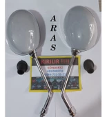 Araro Cappucino 125 Cc - 50 Cc Ayna Takımı Gri Renk (Nardo Gri )_Supermoto thumbnail 1