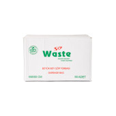 SA WASTE Büyük Boy Çöp Poşeti 50li KOLİ 500 ADET - 1