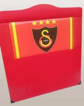 Başlık 90313 DK Tek Kişi 90 Taraftar GS Model Suni Deri Kırmızı Kumaş El Yapım - 1