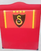 Başlık 90313 DK Tek Kişi 90 Taraftar GS Model Suni Deri Kırmızı Kumaş El Yapım - 3