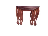 Zigon ST 18465 klasik Model Sehpa Kayın Aslan Oyma ayak Parlak Ceviz Lake El yapı thumbnail 1