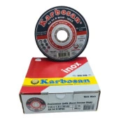Karbosan AA 54 R BF80 Paslanmaz Çelik Jilet İnox Kesici Taş 25 Ad 115x1.0x22.23mm - 4