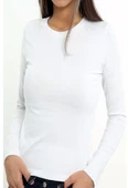 Tutku Elit 2203 Kadın Body Uzun Kol Sıfır Yaka Tişört - 2