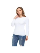 Tutku Elit 2203 Kadın Body Uzun Kol Sıfır Yaka Tişört thumbnail 2