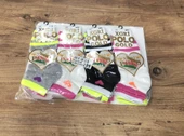 12 Li Paket XGRİ POLO Kadın Patik Çorap 3 Lü Patik 35-40 No - 7