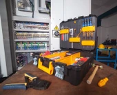 Teknisyen Takım Çantası Usta Takım Çantası Bavul Bond Çanta Sarı-Siyah - 4