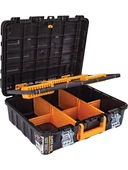 Tekreyonda Süper Bag Teknisyen Takım Çantası İç Bölmeli Alet Tutma Aparatlı Sarı ve Siyah Renk ASR-4025 - 3