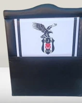 Başlık 90314 DK Tek Kişilik 90'lık Taraftar BEŞİKTAŞ Suni Deri Siyah Kumaş El Yapım thumbnail 1