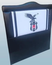 Başlık 90314 DK Tek Kişilik 90'lık Taraftar BEŞİKTAŞ Suni Deri Siyah Kumaş El Yapım thumbnail 3