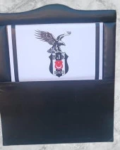 Başlık 90314 DK Tek Kişilik 90'lık Taraftar BEŞİKTAŞ Suni Deri Siyah Kumaş El Yapım thumbnail 4