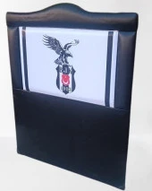 Başlık 90314 DK Tek Kişilik 90'lık Taraftar BEŞİKTAŞ Suni Deri Siyah Kumaş El Yapım thumbnail 5