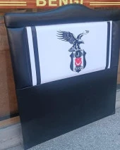 Başlık 90314 DK Tek Kişilik 90'lık Taraftar BEŞİKTAŞ Suni Deri Siyah Kumaş El Yapım thumbnail 8