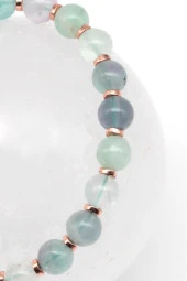 Florit Doğal Taş Makrome Örme Bileklik thumbnail 2