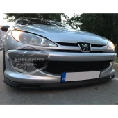 Peugeot 206 206+ 1998-2012 Uyumlu Üniversal Laguna Lip Esnek Ön Lip 2 Parça Tampon Altı Dil Karlık Ön Ek - 2
