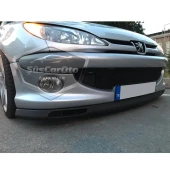 Peugeot 206 206+ 1998-2012 Uyumlu Üniversal Laguna Lip Esnek Ön Lip 2 Parça Tampon Altı Dil Karlık Ön Ek - 7