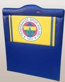 Başlık 90315 DK Tek Kişilik 90 Taraftar FENERBAHÇE Suni Deri Mavi Kumaş El Yapım - 2