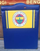 Başlık 90315 DK Tek Kişilik 90 Taraftar FENERBAHÇE Suni Deri Mavi Kumaş El Yapım - 7