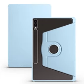 Gpack Samsung Galaxy Tab S9 Plus SM-x810 Kılıf Standlı Katlanabilir Pu Silikon tf2 thumbnail 4