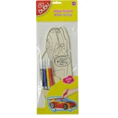 Bu-Bu Ahşap Boyama Araba BUBU-AB0041 thumbnail 1
